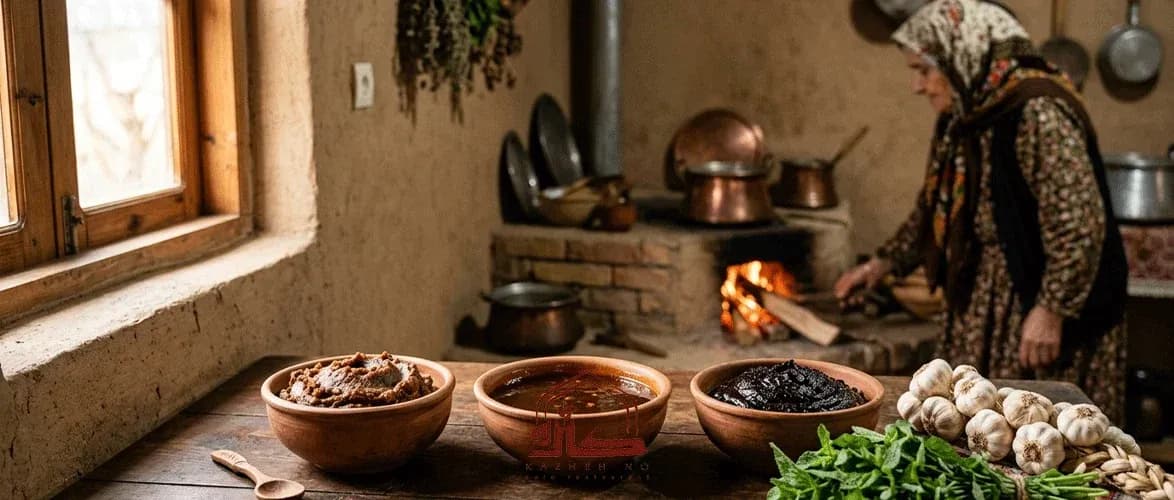 راهنمای جامع انواع رب های گیلان: جادوی طعم ها با رب ازگیل، نارنج و آلوچه