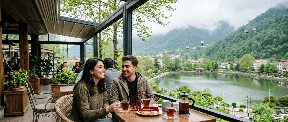 کافه گردی در پاییز و بهار شمال؛ جذابیت های کافه فضای باز لاهیجان